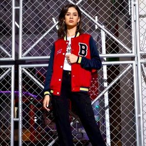 Women Bomber Jacket Size S